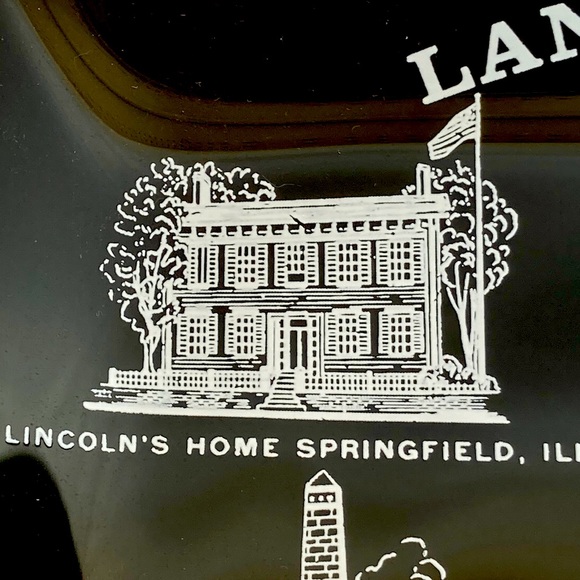 RARE Glass Lincoln Historical Commemorative Decorative Plate 9x7” Gorgeous! - Picture 4 of 15